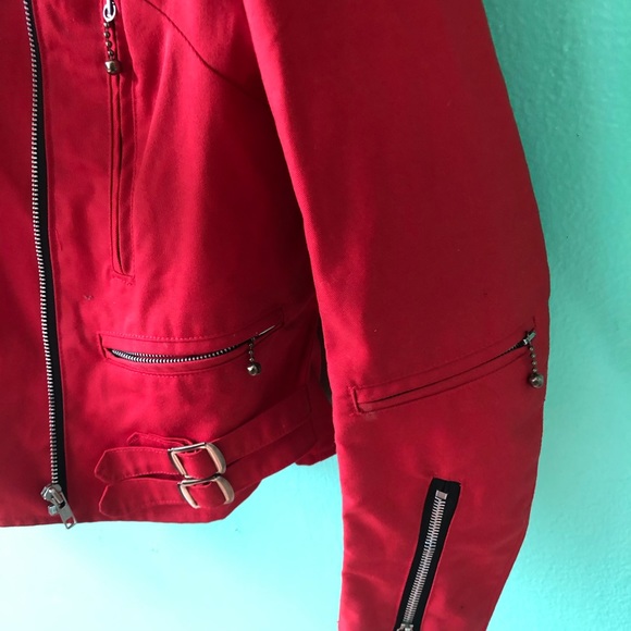 Red Riot Girl Jacket - Charles of London Sz UK 36 - Picture 4 of 5